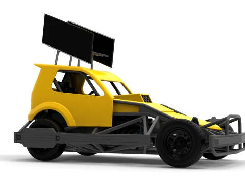 New Zealand Superstock car Version 5 Scale 1 to 25 3D Print Model