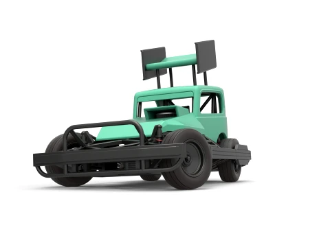 New Zealand Superstock car while turning Version 1 Scale 1 to 25 3D Print Model