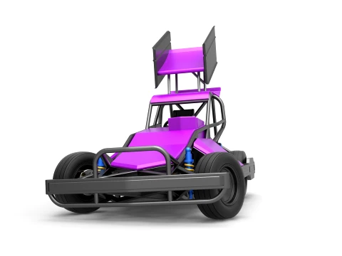 New Zealand Superstock car while turning Version 2 Scale 1 to 25 3D Print Model