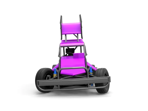 New Zealand Superstock car while turning Version 2 Scale 1 to 25 3D Print Model