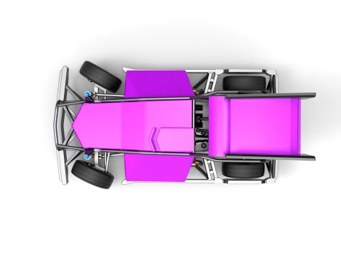 New Zealand Superstock car while turning Version 2 Scale 1 to 25 3D Print Model