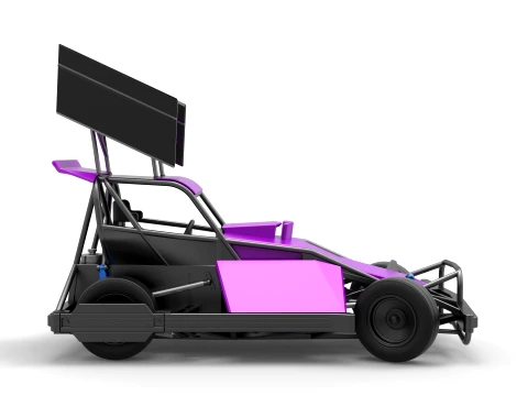 New Zealand Superstock car while turning Version 2 Scale 1 to 25 3D Print Model