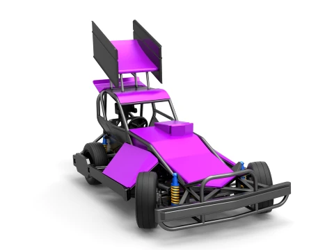 New Zealand Superstock car while turning Version 2 Scale 1 to 25 3D Print Model