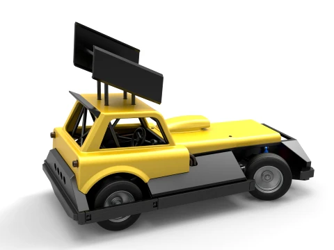 New Zealand Superstock car while turning Version 3 Scale 1 to 25 3D Print Model
