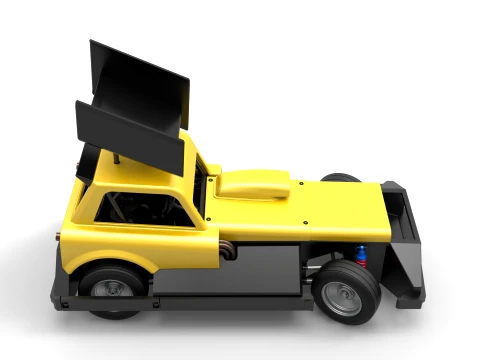 New Zealand Superstock car while turning Version 3 Scale 1 to 25 3D Print Model