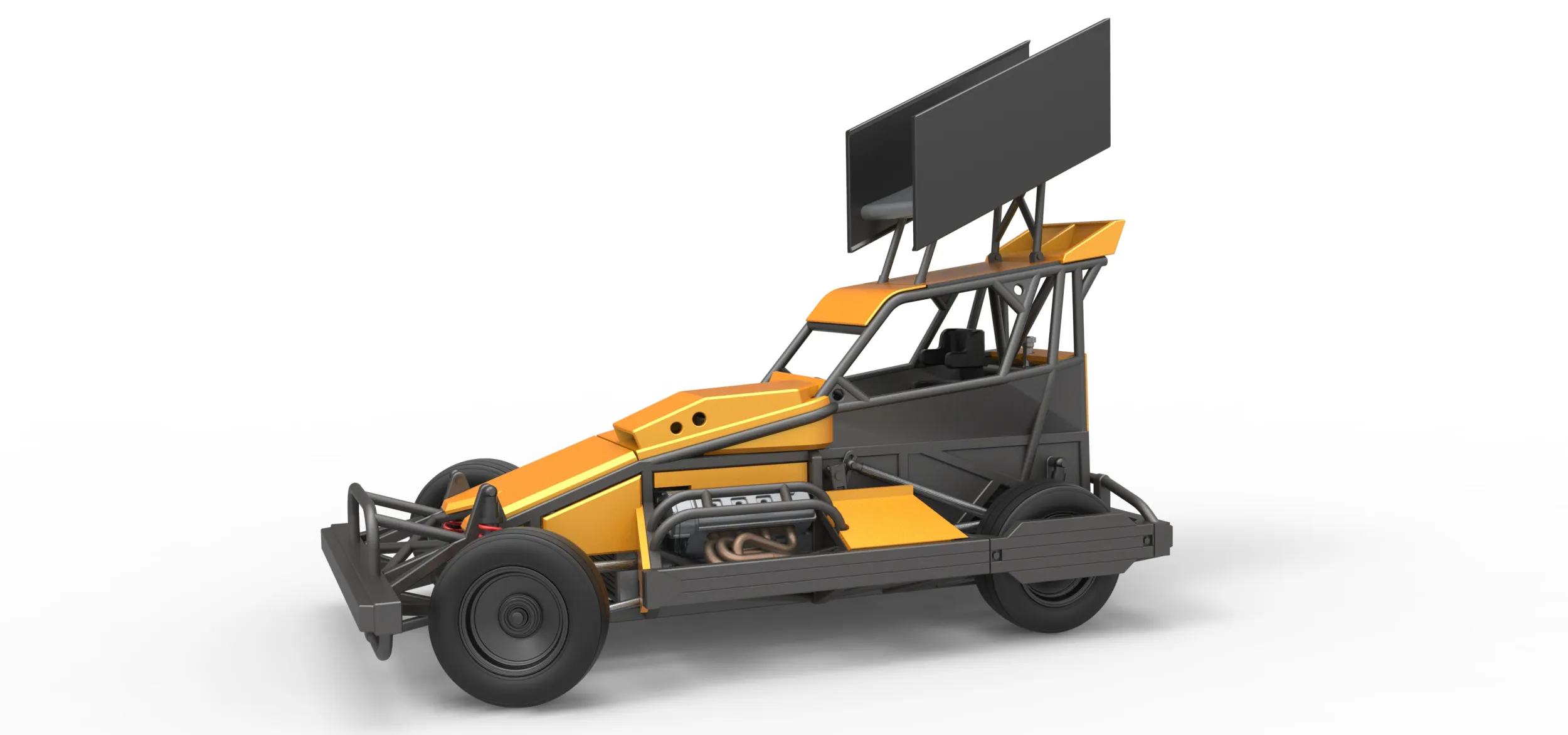 New Zealand Superstock car while turning Version 4 Scale 1 to 25 3D Print Model .c4d .max .obj .3ds .fbx .stl .blend 