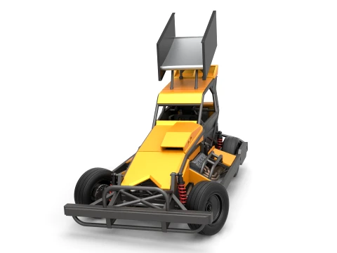 New Zealand Superstock car while turning Version 4 Scale 1 to 25 3D Print Model