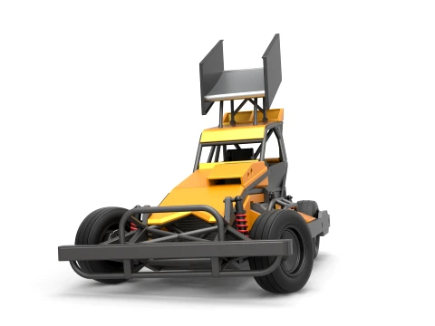 New Zealand Superstock car while turning Version 4 Scale 1 to 25 3D Print Model
