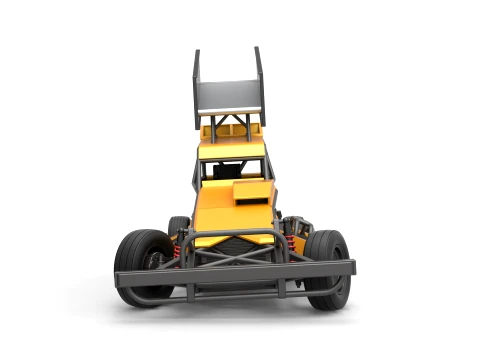 New Zealand Superstock car while turning Version 4 Scale 1 to 25 3D Print Model