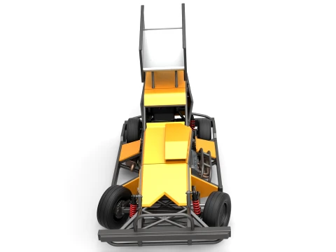 New Zealand Superstock car while turning Version 4 Scale 1 to 25 3D Print Model