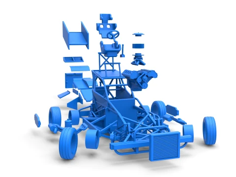 New Zealand Superstock car while turning Version 4 Scale 1 to 25 3D Print Model