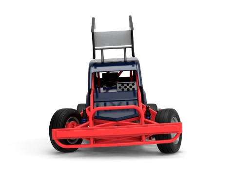 New Zealand Superstock car while turning Version 5 Scale 1 to 25 3D Print Model