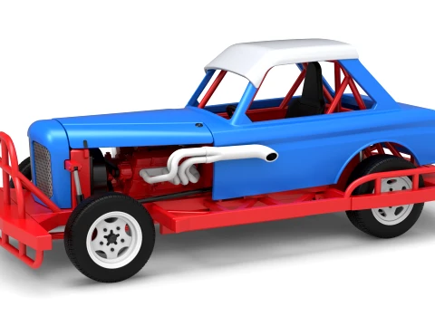 New Zealand Vintage Stock car Scale 1 to 25 3D 打印模型