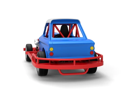 New Zealand Vintage Stock car Scale 1 to 25 3D Print Model
