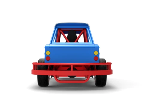 New Zealand Vintage Stock car Scale 1 to 25 3D Print Model
