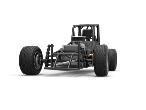 Northeast Dirt Modified stock car Base Scale 1 to 25 3D Print Model