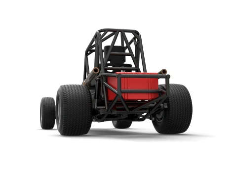 Northeast Dirt Modified stock car Base Scale 1 to 25 3D Print Model