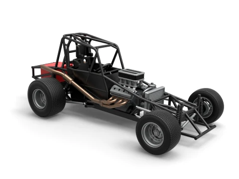 Northeast Dirt Modified stock car Base Scale 1 to 25 3D Print Model