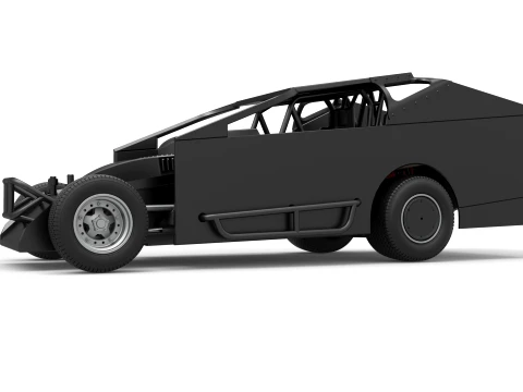 Northeast Dirt Modified stock car Version 1 Scale 1 to 25 3D Print Model