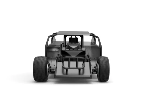 Northeast Dirt Modified stock car Version 1 Scale 1 to 25 3D Print Model