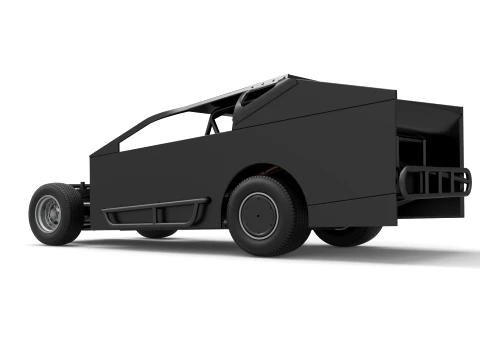 Northeast Dirt Modified stock car Version 1 Scale 1 to 25 3D Print Model