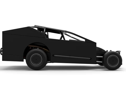 Northeast Dirt Modified stock car Version 1 Scale 1 to 25 3D Print Model