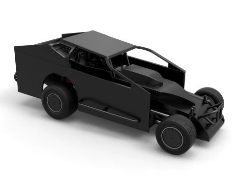 Northeast Dirt Modified stock car Version 1 Scale 1 to 25 3D Print Model