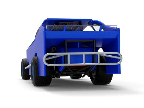Northeast Dirt Modified stock car Version 2 Scale 1 to 25 3D Print Model