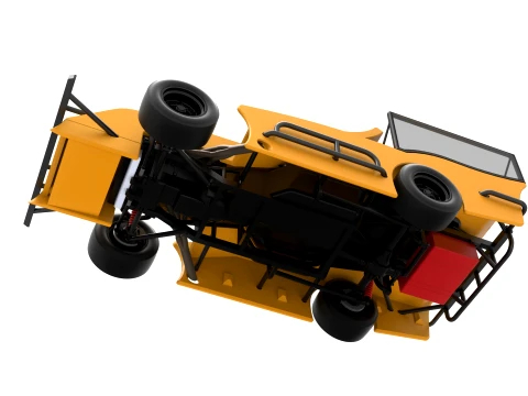 Outlaw Figure 8 Modified stock car Version 2 Scale 1 to 25 3D Print Model