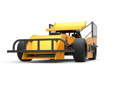 Outlaw Figure 8 Modified stock car Version 2 Scale 1 to 25 3D Print Model