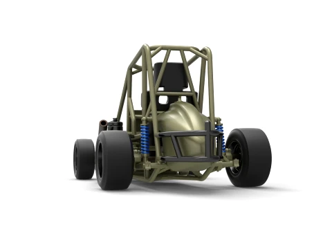 Pavement Midget car Base Scale 1 to 25 3D Print Model