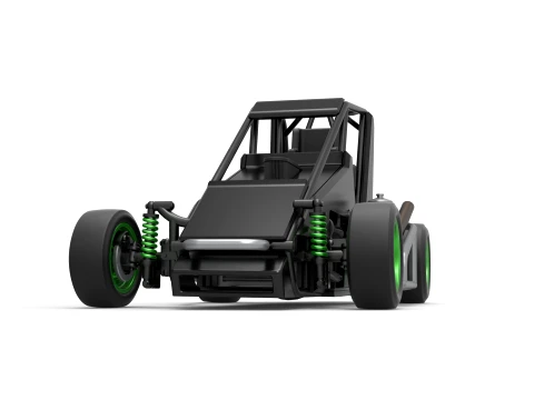 Pavement Midget car Scale 1 to 25 3D Print Model