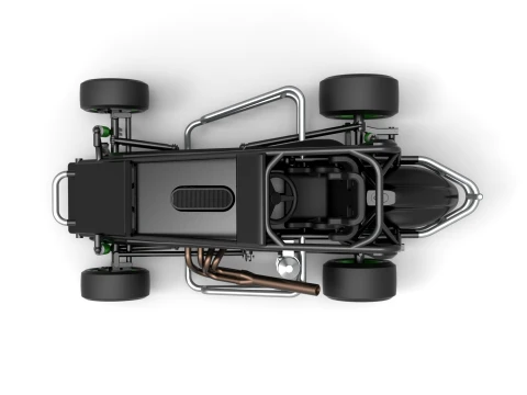 Pavement Midget car Scale 1 to 25 3D Print Model