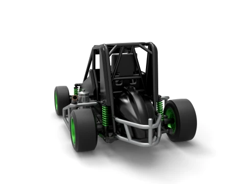 Pavement Midget car Scale 1 to 25 3D Print Model
