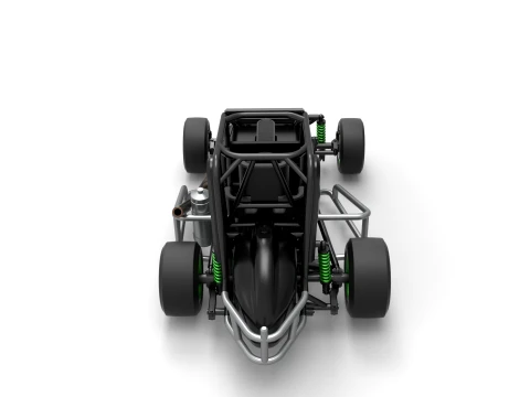 Pavement Midget car Scale 1 to 25 3D Print Model