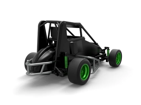 Pavement Midget car Scale 1 to 25 3D Print Model
