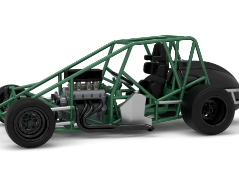 Pavement Silver Crown Car Base Version 1 Scale 1 to 25 3D 打印模型