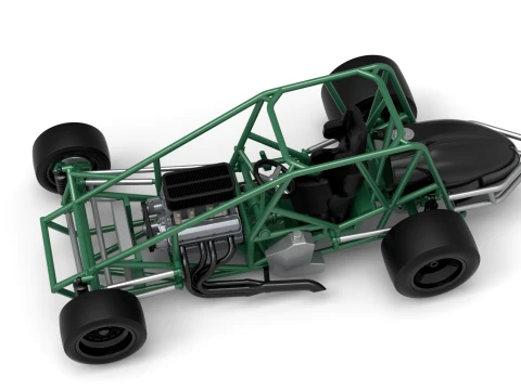 Pavement Silver Crown Car Base Version 1 Scale 1 to 25 3D Print Model