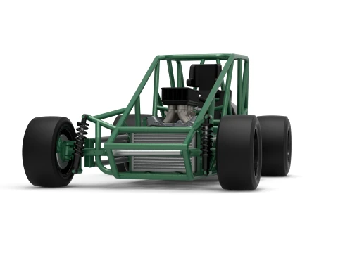 Pavement Silver Crown Car Base Version 1 Scale 1 to 25 3D Print Model