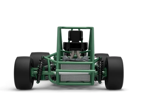 Pavement Silver Crown Car Base Version 1 Scale 1 to 25 3D Print Model