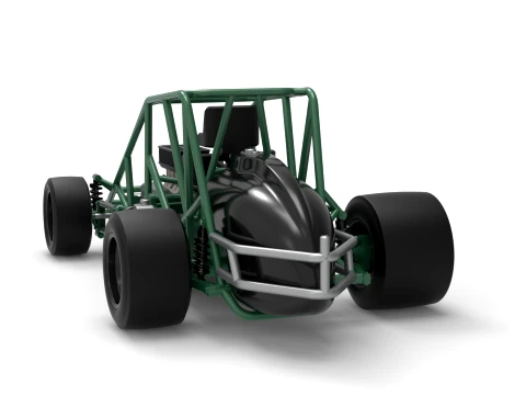 Pavement Silver Crown Car Base Version 1 Scale 1 to 25 3D Print Model