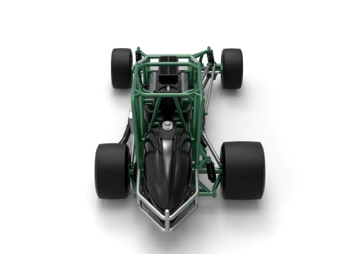 Pavement Silver Crown Car Base Version 1 Scale 1 to 25 3D Print Model