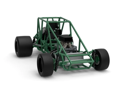 Pavement Silver Crown Car Base Version 1 Scale 1 to 25 3D Print Model