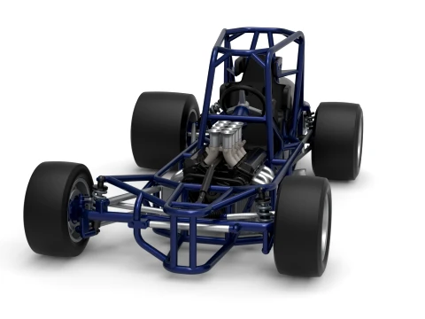 Pavement Silver Crown Car Base Version 2 Scale 1 to 25 3D Print Model