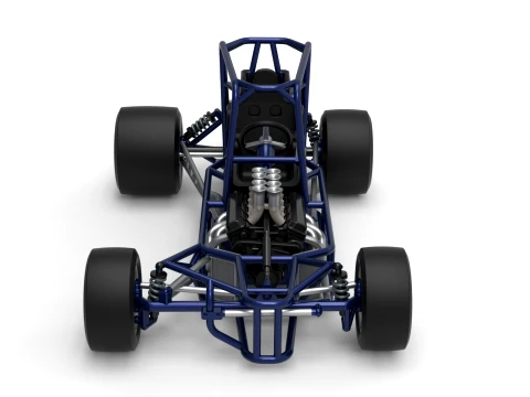 Pavement Silver Crown Car Base Version 2 Scale 1 to 25 3D Print Model