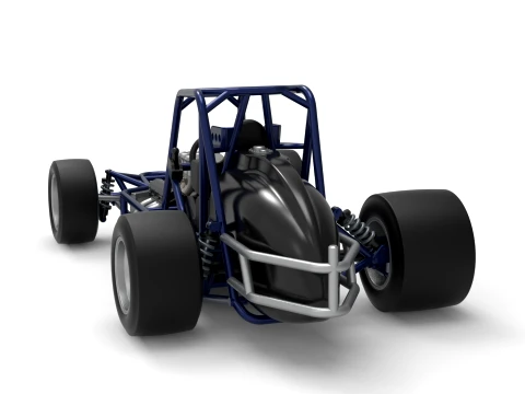 Pavement Silver Crown Car Base Version 2 Scale 1 to 25 3D Print Model