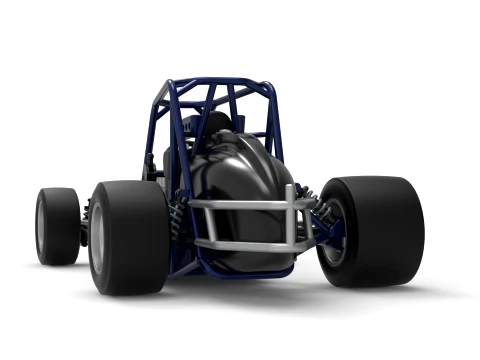 Pavement Silver Crown Car Base Version 2 Scale 1 to 25 3D Print Model