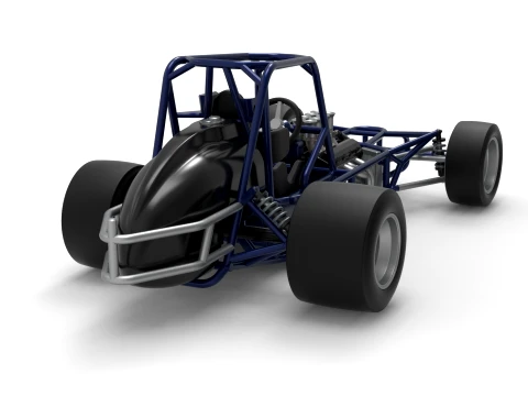 Pavement Silver Crown Car Base Version 2 Scale 1 to 25 3D Print Model
