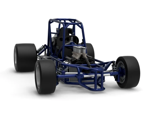 Pavement Silver Crown Car Base Version 2 Scale 1 to 25 3D Print Model