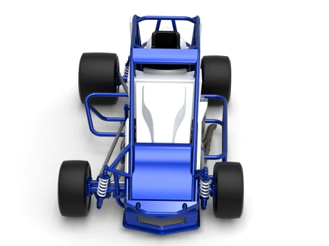 Pavement Silver Crown Car Version 1 Scale 1 to 25 3D Print Model